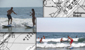 springmaid pier myrtle beach surf lessons board rentals