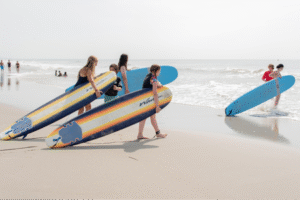 myrtle-beach-surf-lessons-2 group at myrtle beach surf lessons