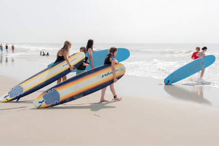 group at myrtle beach surf lessons